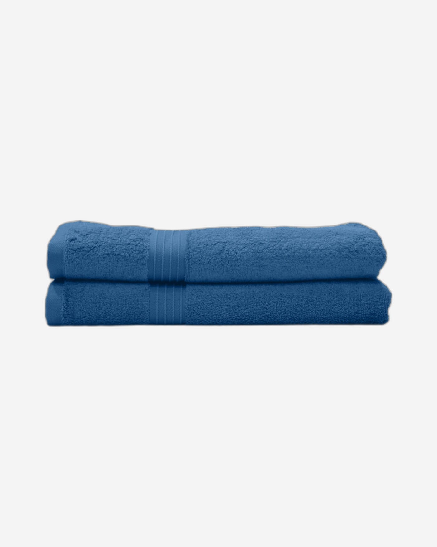 Cotton Home Bath Towel Set 2Pc Dark Blue