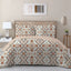 Cotton Home Comforter Set 3Pc Geometric Fusion