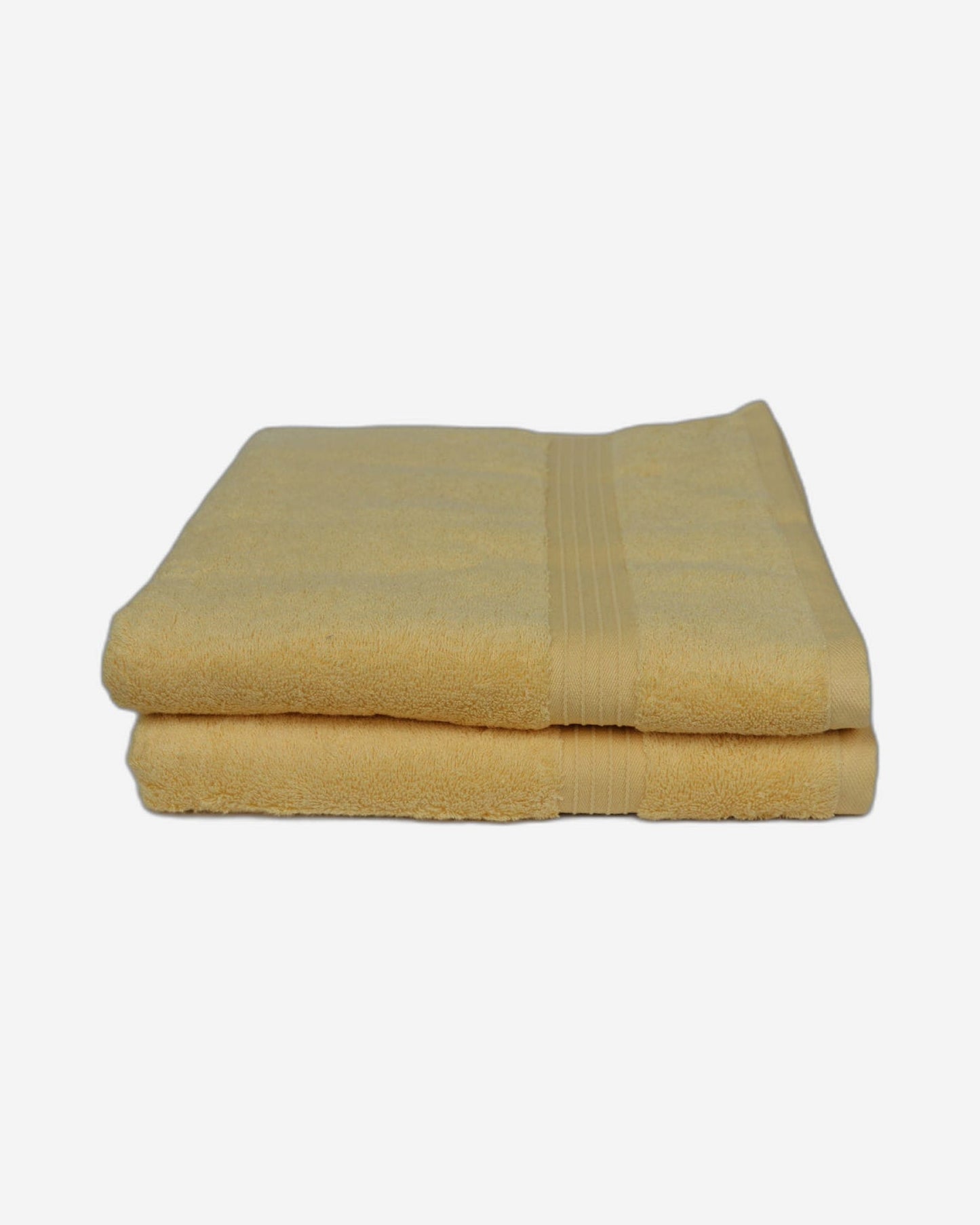 Cotton Home Bath Towel Set 2Pc Gold