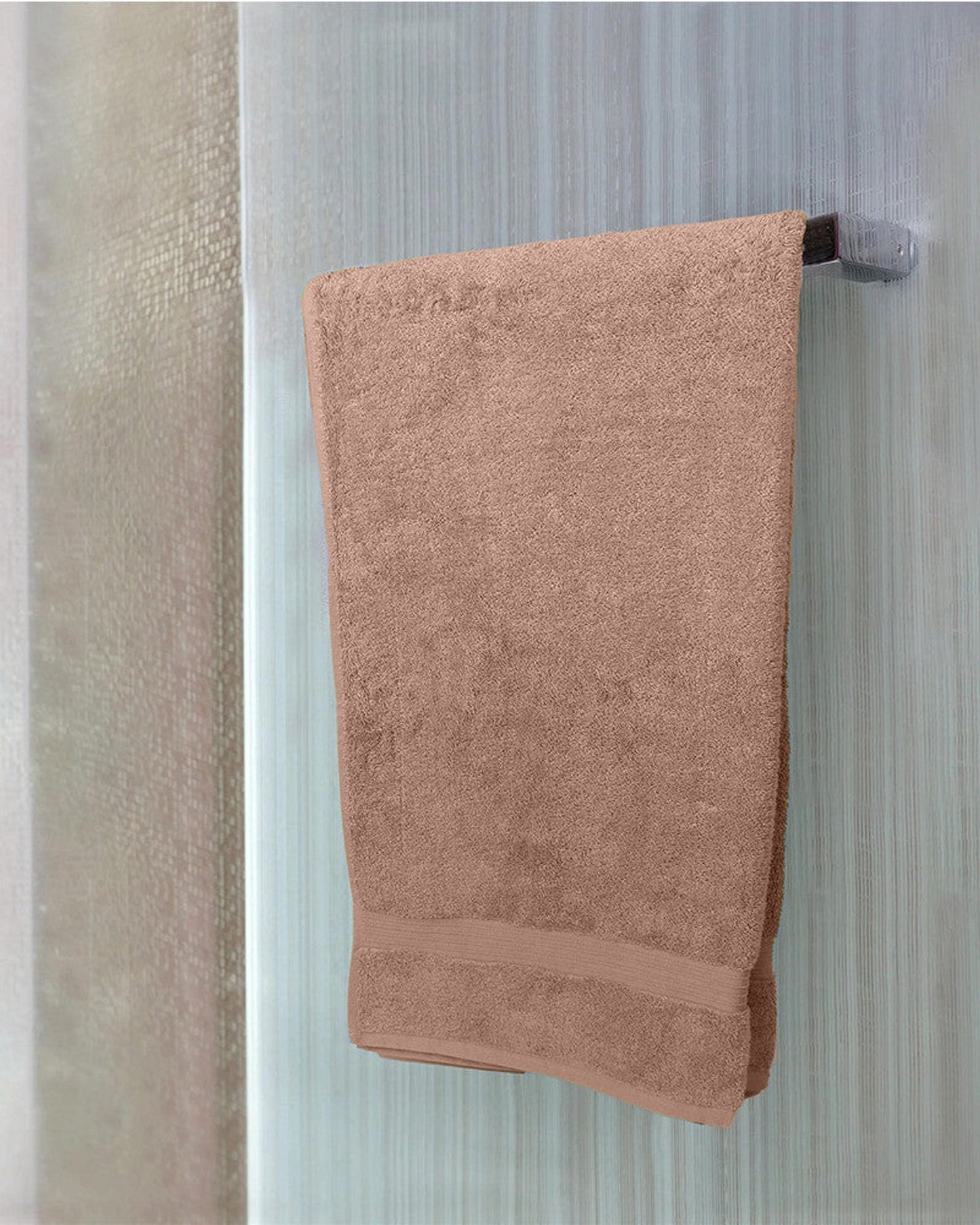 Cotton Home Bath Towel Set 2Pc Beige