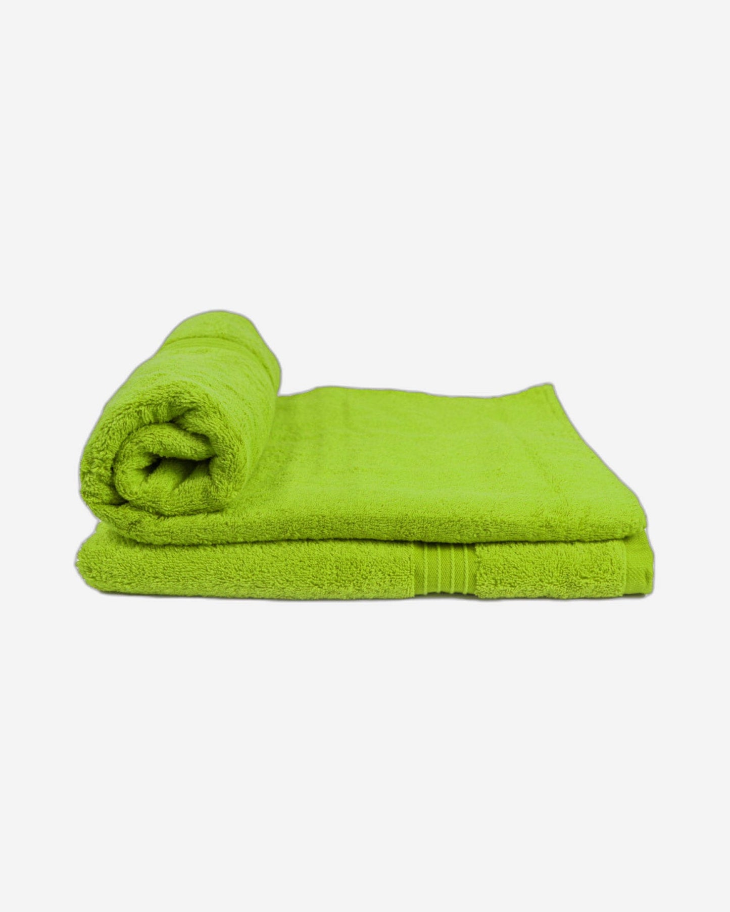 Cotton Home Bath Towel Set 2Pc Kiwi Green