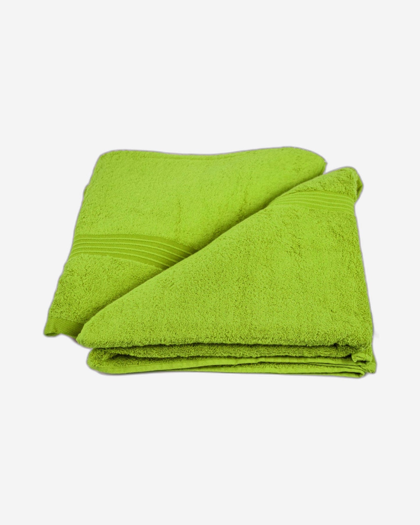 Cotton Home Bath Towel Set 2Pc Kiwi Green
