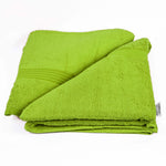 Cotton Home Bath Towel Set 2Pc Kiwi Green