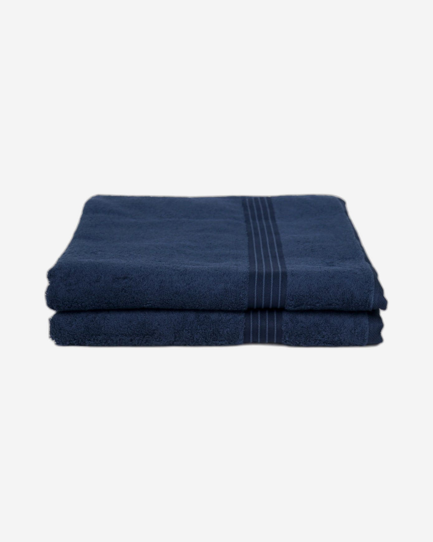 Cotton Home Bath Towel Set 2Pc Navy Blue