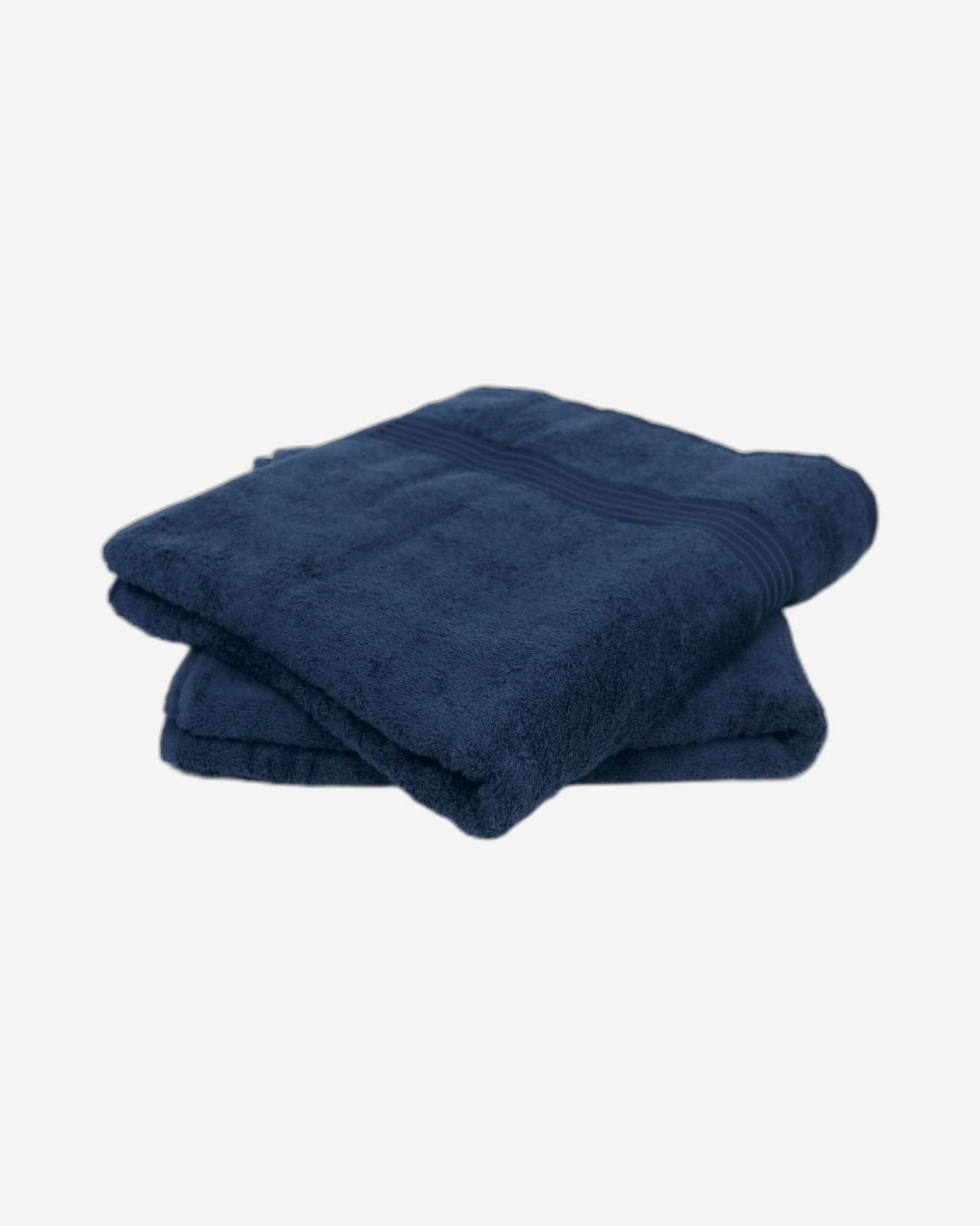 Cotton Home Bath Towel Set 2Pc Navy Blue