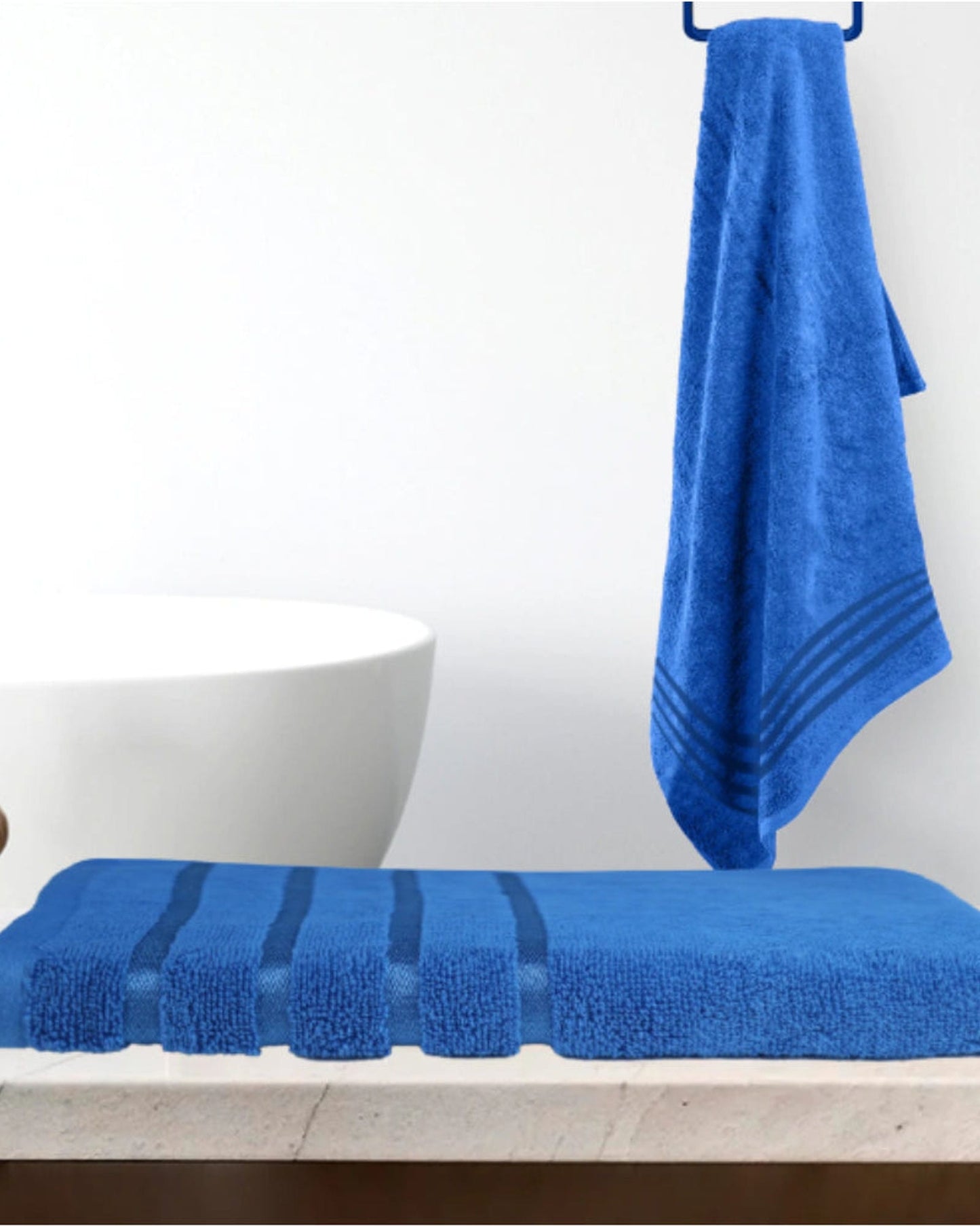 Cotton Home Bath Towel Aqua Breeze Blue