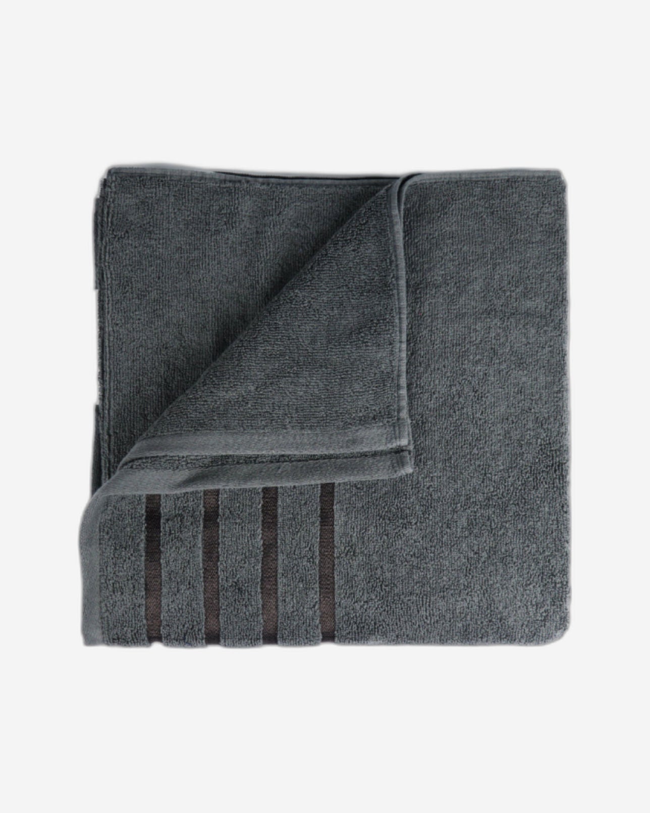 Cotton Home Bath Towel Aqua Breeze Graphite