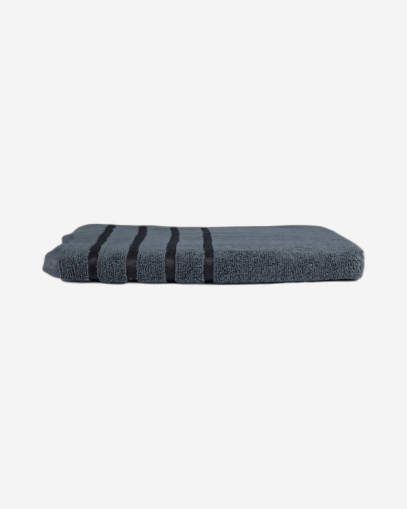 Cotton Home Bath Towel Aqua Breeze Graphite