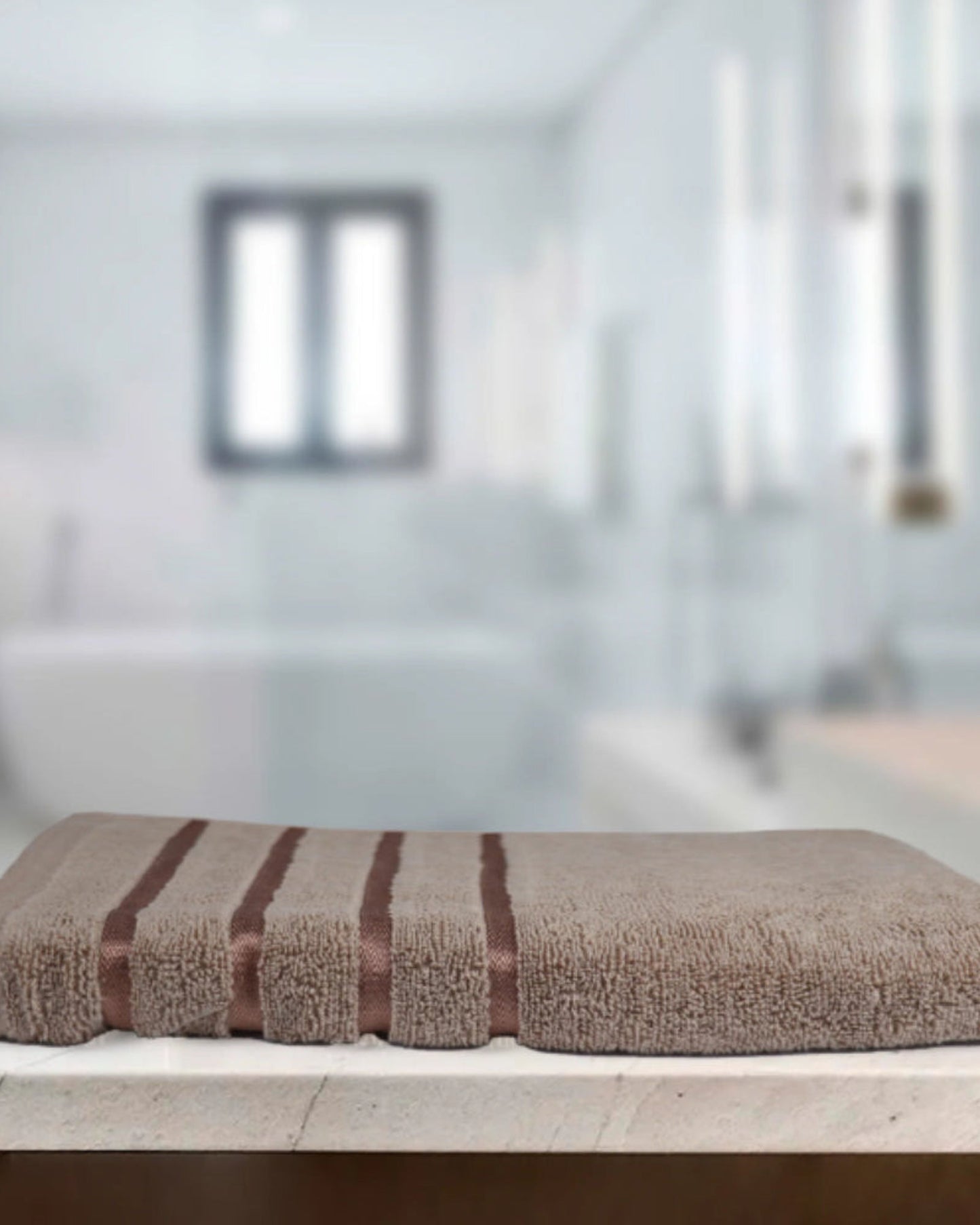 Cotton Home Bath Towel Aqua Breeze Copper
