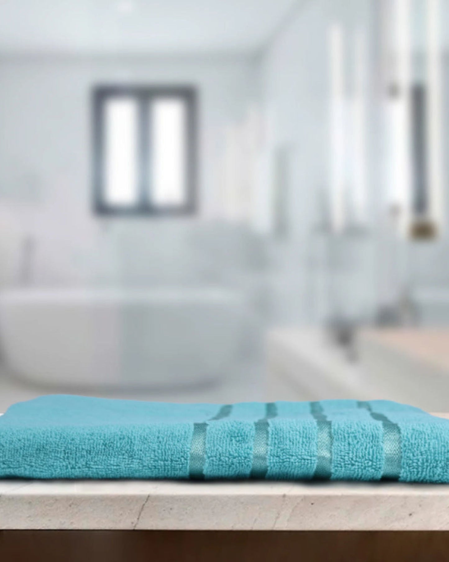 Cotton Home Bath Towel Aqua Breeze Aqua Green
