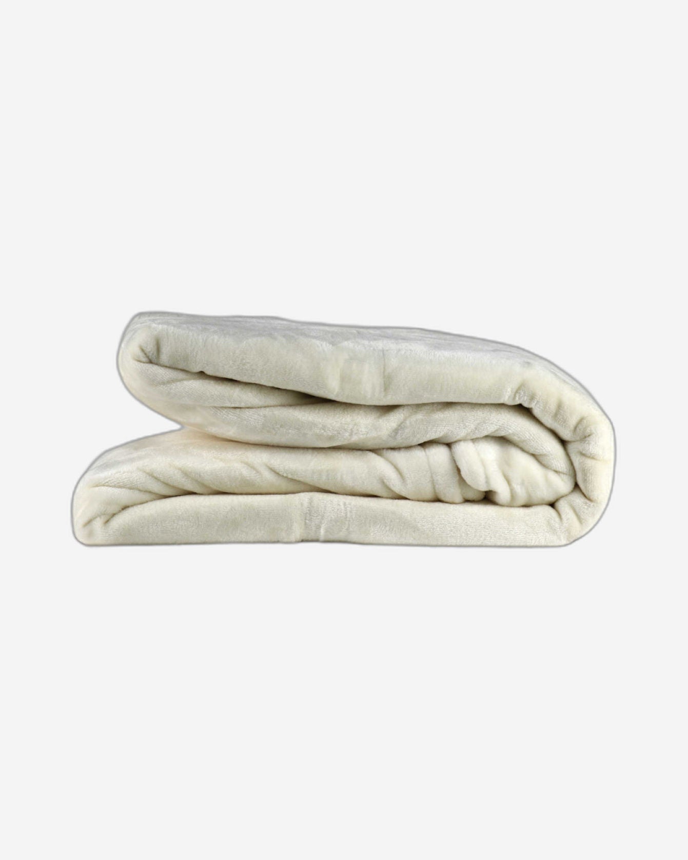 Cotton Home Microflannel Blanket Cream