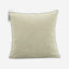 Cotton Home Cushion Velvet Ivory