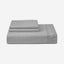 Cotton Home Fitted Sheet Set 3Pc Super Soft Silver