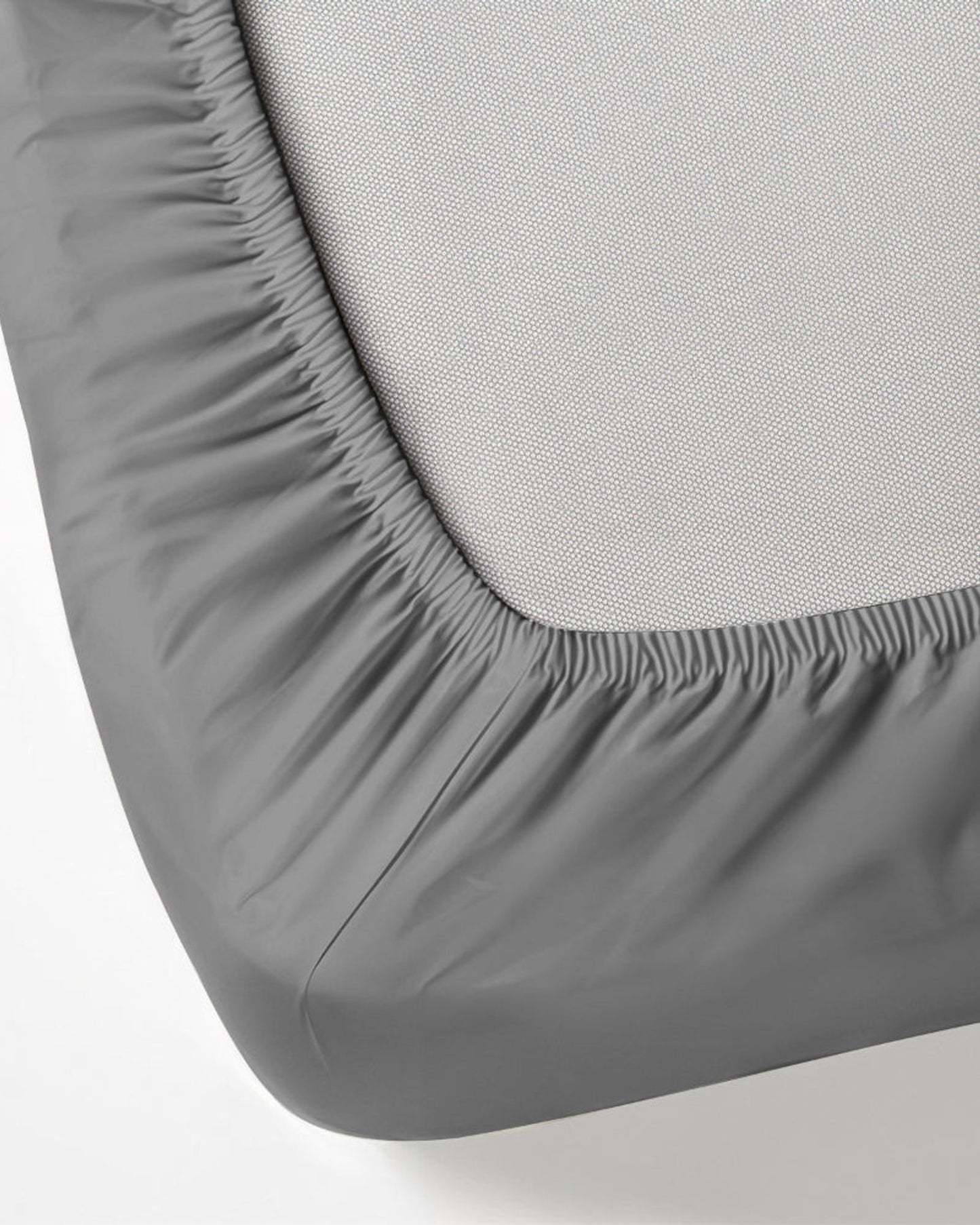 Cotton Home Fitted Sheet Set 3Pc Super Soft Silver