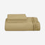 Cotton Home Fitted Sheet Set 3Pc Super Soft Mustard