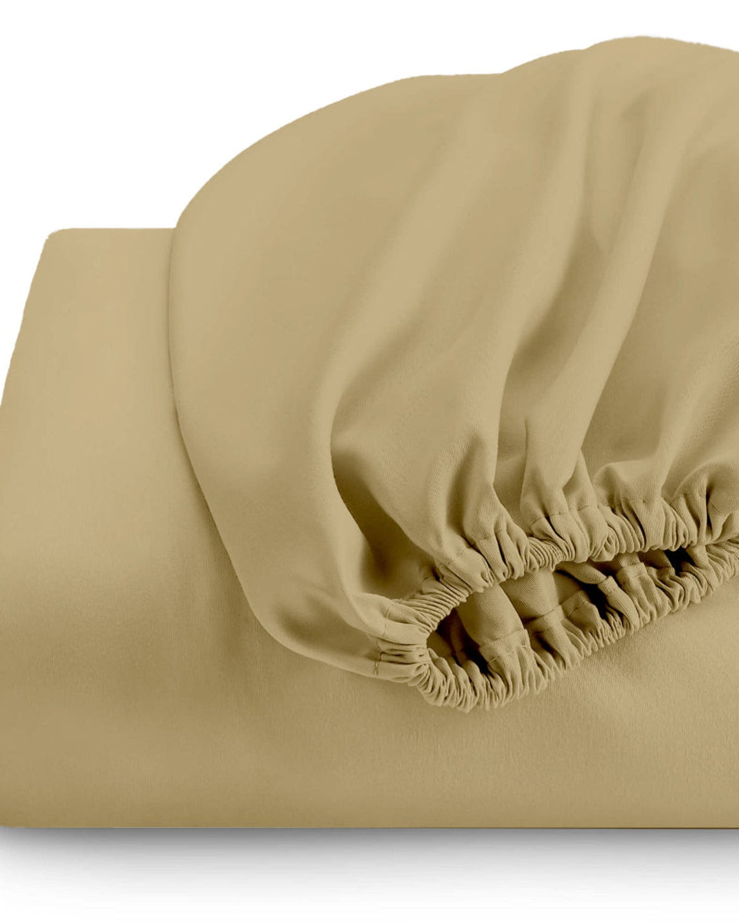 Cotton Home Fitted Sheet Set 3Pc Super Soft Mustard