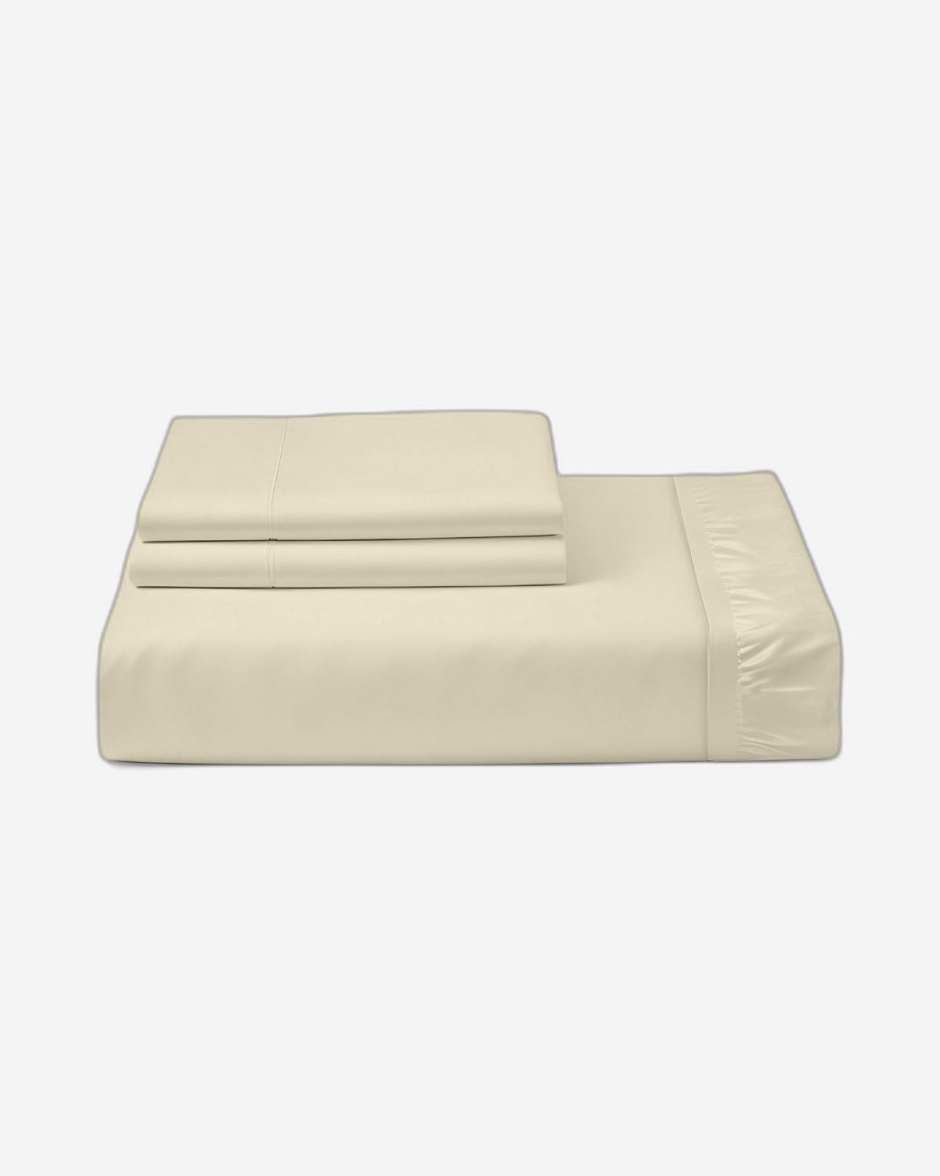 Cotton Home Fitted Sheet Set 3Pc Super Soft Beige
