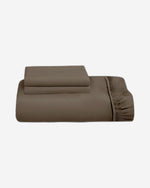 Cotton Home 3-piece Super Soft Fitted Sheet Set Chocolate Brown
