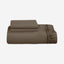 Cotton Home Fitted Sheet Set 3Pc Super Soft Chocolate Brown