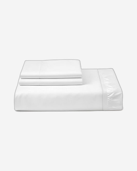 Cotton Home 3-piece Super Soft Fitted Sheet Set White