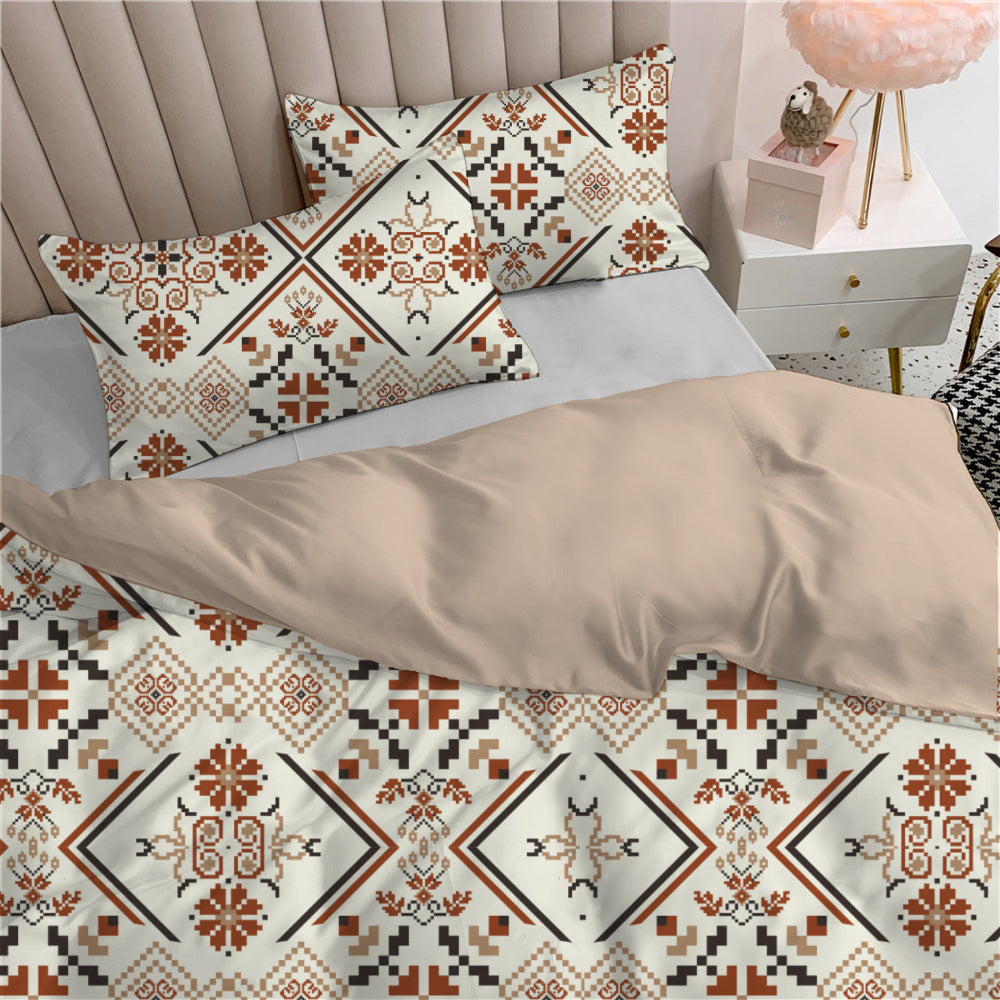 Cotton Home 3-piece set Printed Comforter Geometric Fusion