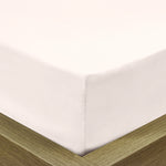 Cotton Home Fitted Sheet Set 3Pc Super Soft Ivory