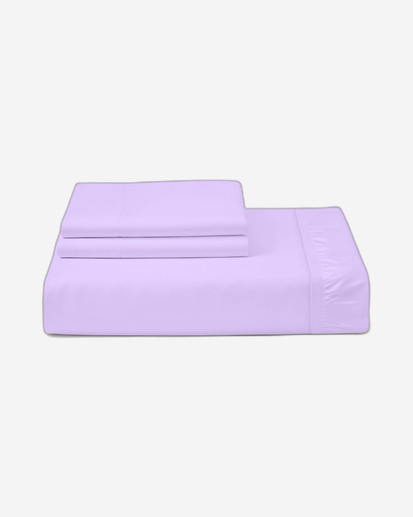 Cotton Home Fitted Sheet Set 3Pc Super Soft Light Purple