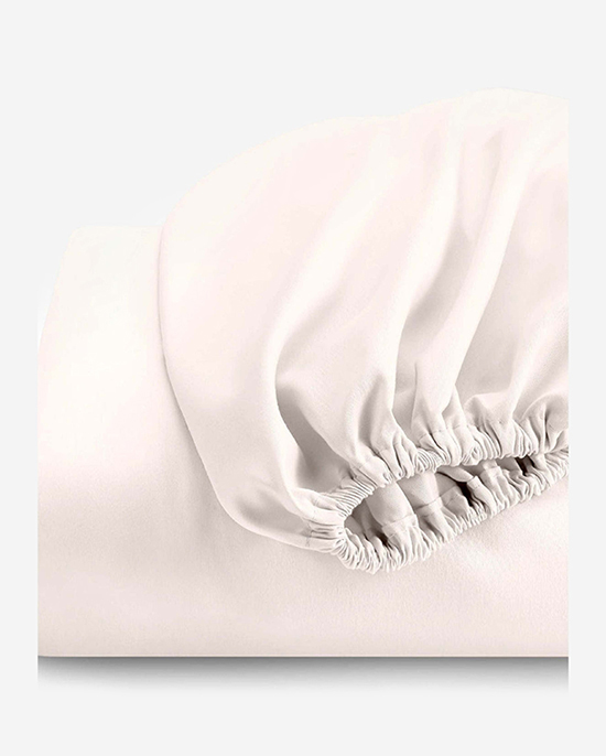 Cotton Home 3-piece Super Soft Fitted Sheet Set Ivory