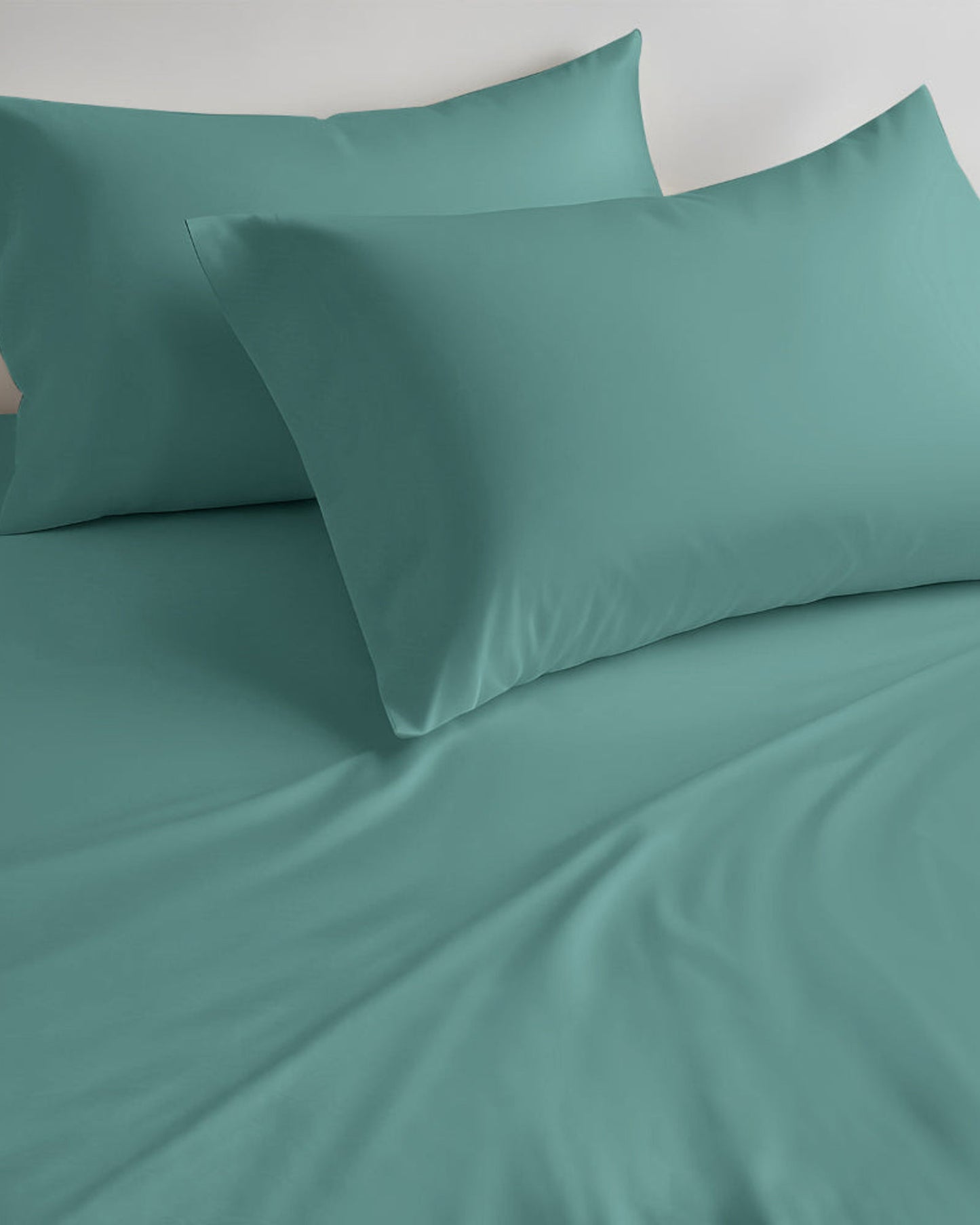 Cotton Home Fitted Sheet Set 3Pc Super Soft Teal