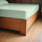 Cotton Home Fitted Sheet Set 3Pc Super Soft Mint Green