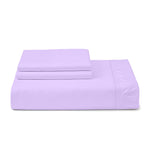 Cotton Home Fitted Sheet Set 3Pc Super Soft Light Purple