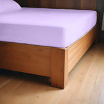 Cotton Home Fitted Sheet Set 3Pc Super Soft Light Purple