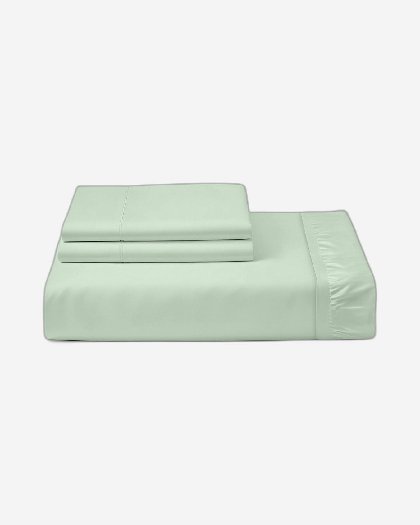 Cotton Home Fitted Sheet Set 3Pc Super Soft Mint Green