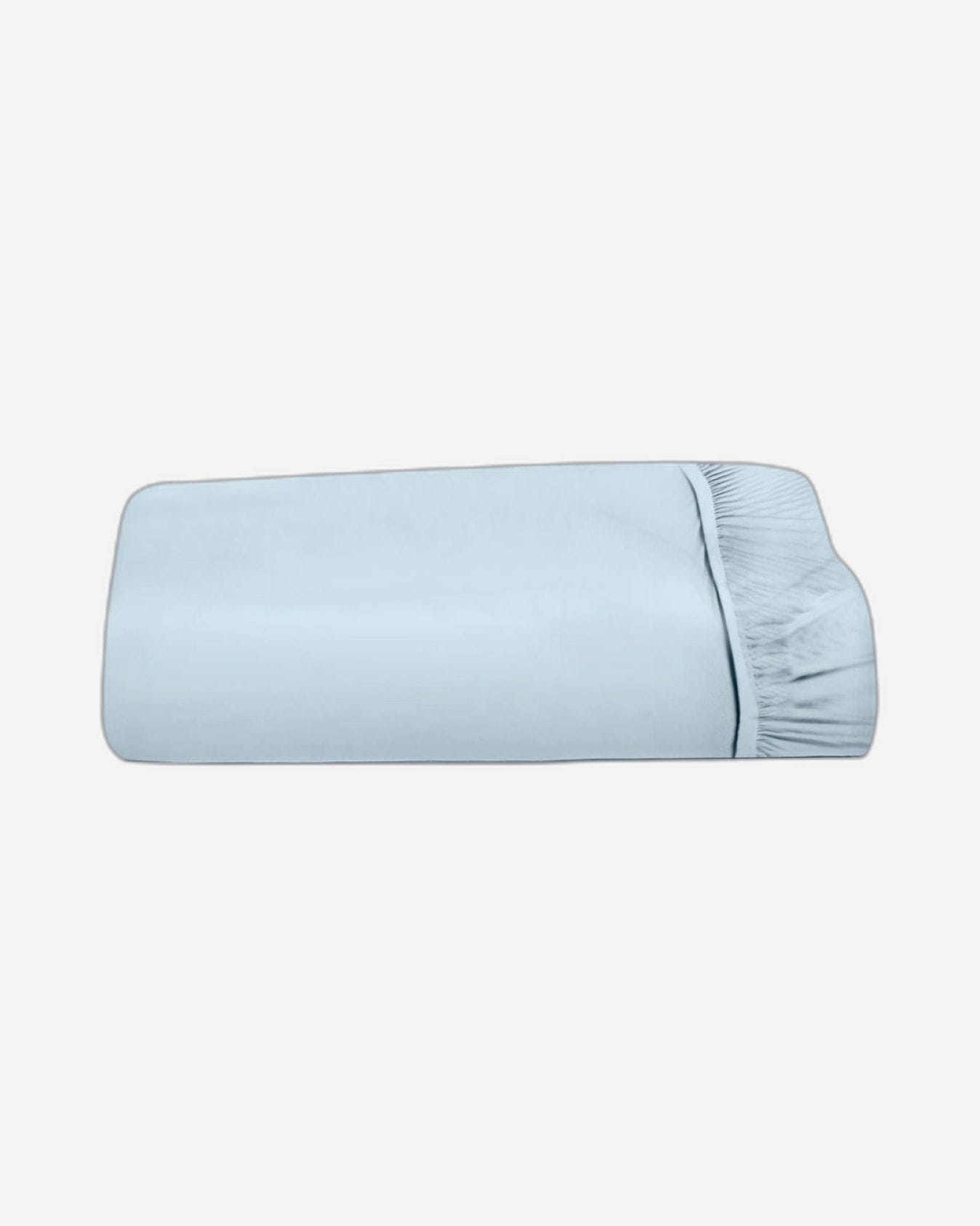 Cotton Home Fitted Sheet Set 3Pc Super Soft Sky Blue