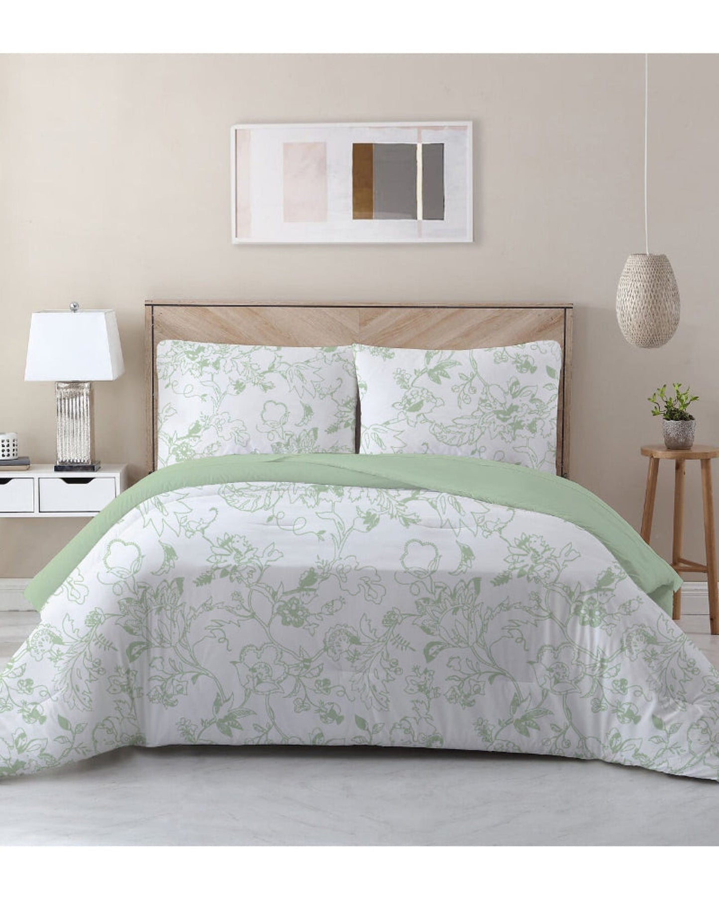 Cotton Home Comforter Set 3Pc Whimsical Dreamscape