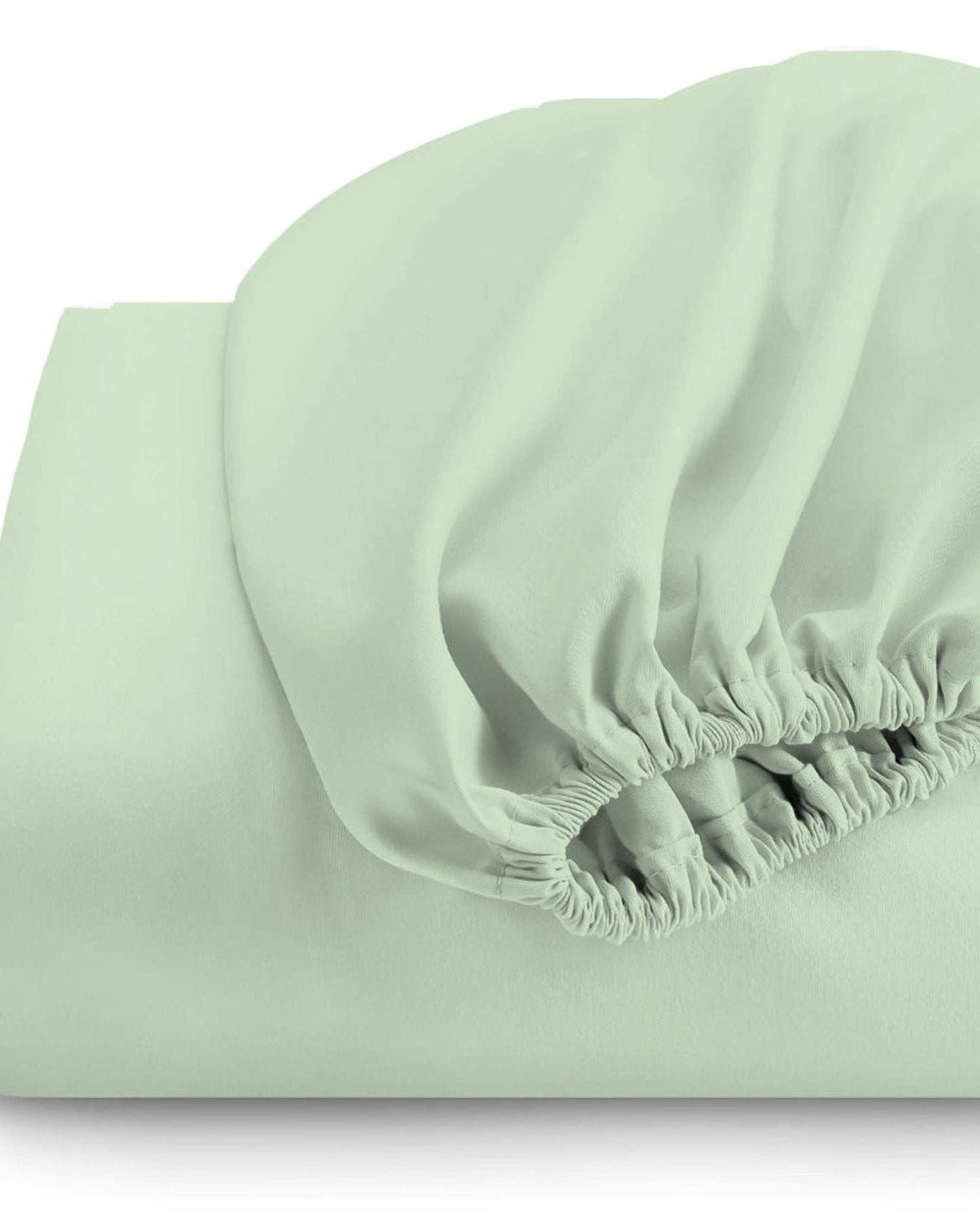 Cotton Home Fitted Sheet Set 3Pc Super Soft Mint Green
