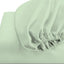 Cotton Home Fitted Sheet Set 3Pc Super Soft Mint Green