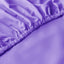 Cotton Home Fitted Sheet Set 3Pc Satin 300TC Purple