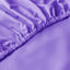 Cotton Home Fitted Sheet Set 3Pc Satin 300TC Purple