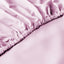 Cotton Home Fitted Sheet Set 3Pc Satin 300TC Baby Pink