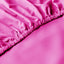 Cotton Home Fitted Sheet Set 3Pc Satin 300TC Fuscia