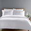 Cotton Home Duvet Cover Set 6Pc Stripe White