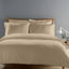 Cotton Home Duvet Cover Set 6Pc Stripe Light Brown
