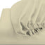 Cotton Home Fitted Sheet 1Pc Super Soft Beige