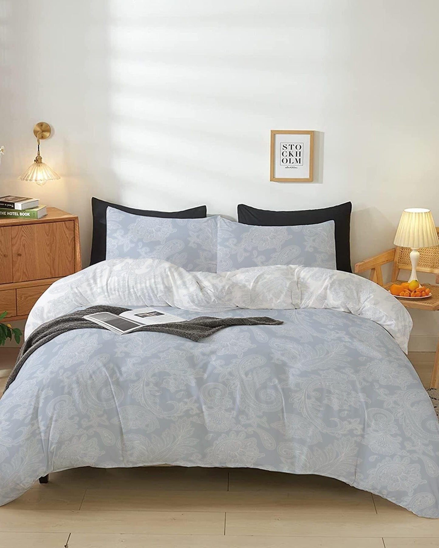 Cotton Home Comforter Set 4Pc Ethnic Hue