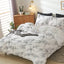 Cotton Home Comforter Set 4Pc Mono Tone Stems