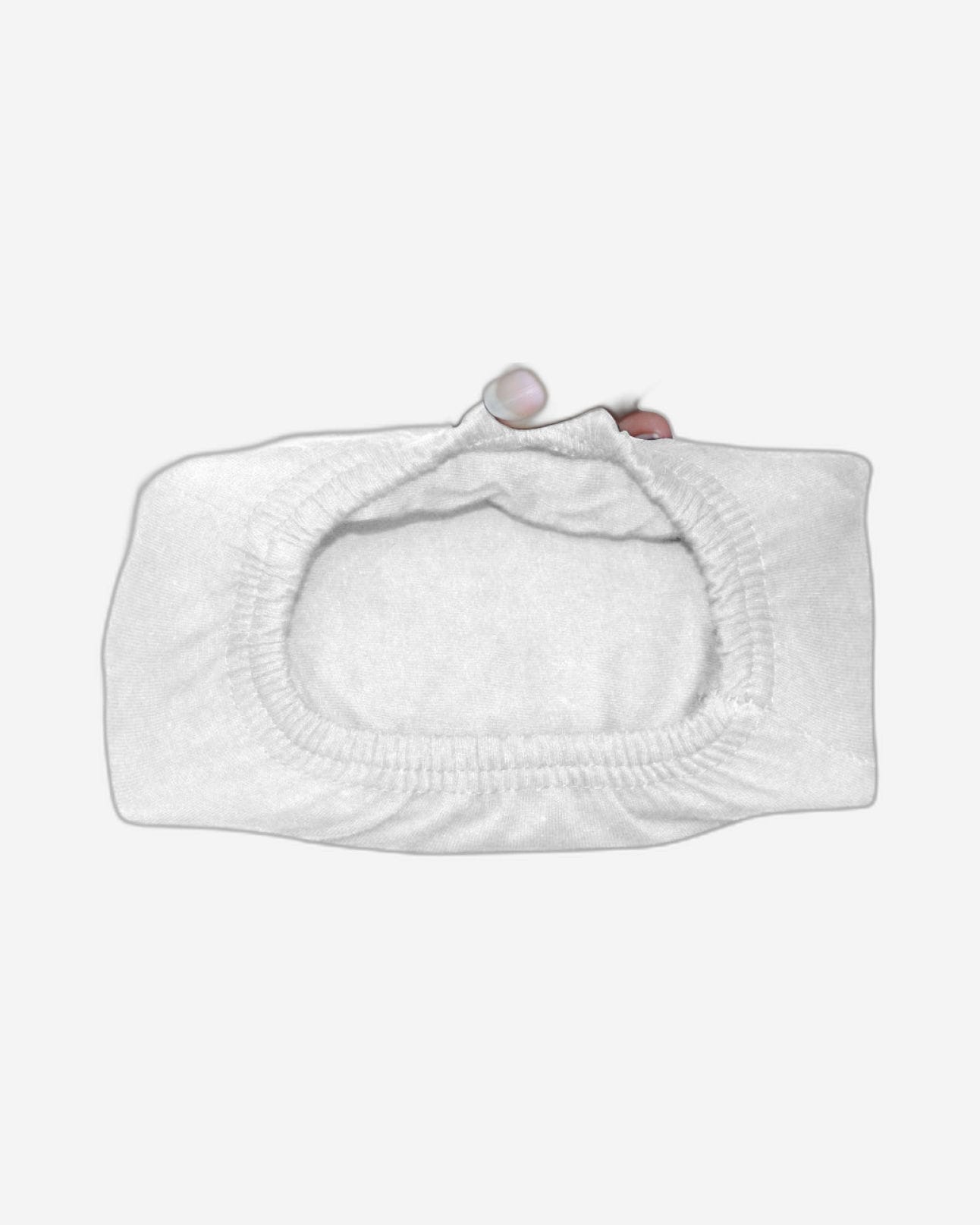 Cotton Home Fitted Sheet 1Pc Jersey White