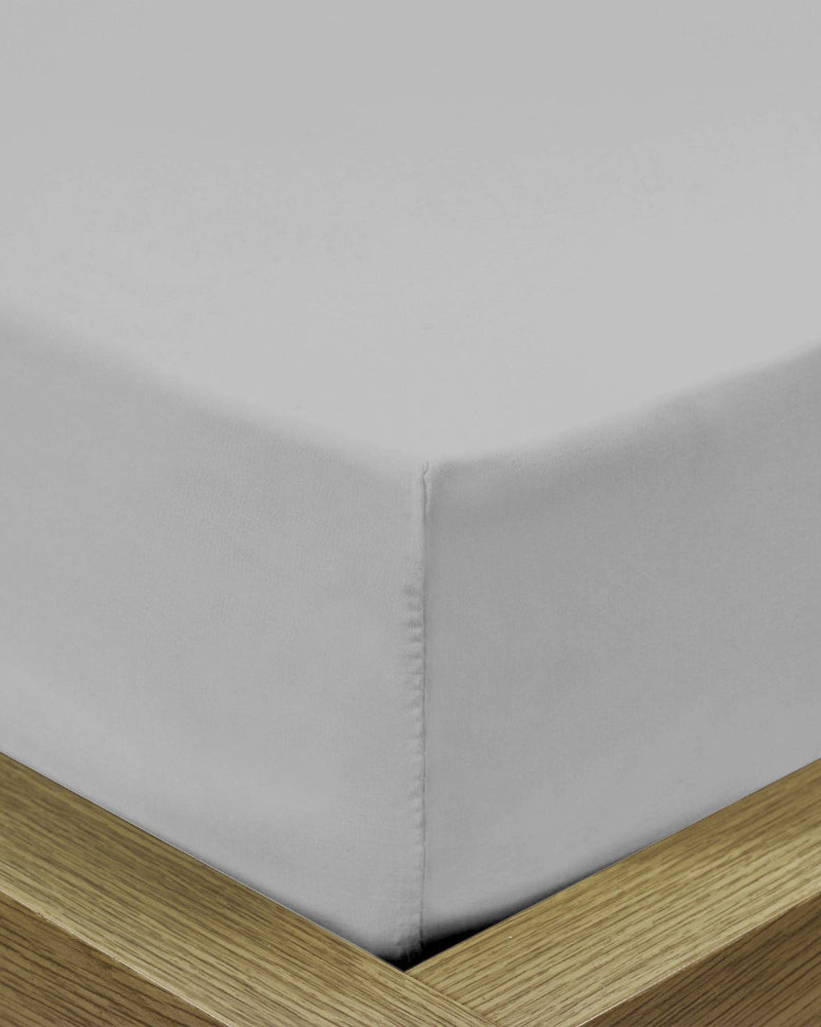 Cotton Home 1-piece Fitted Sheet Super Soft Grey