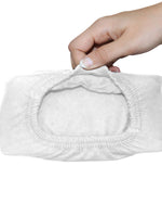 Cotton Home Fitted Sheet 1Pc Jersey White