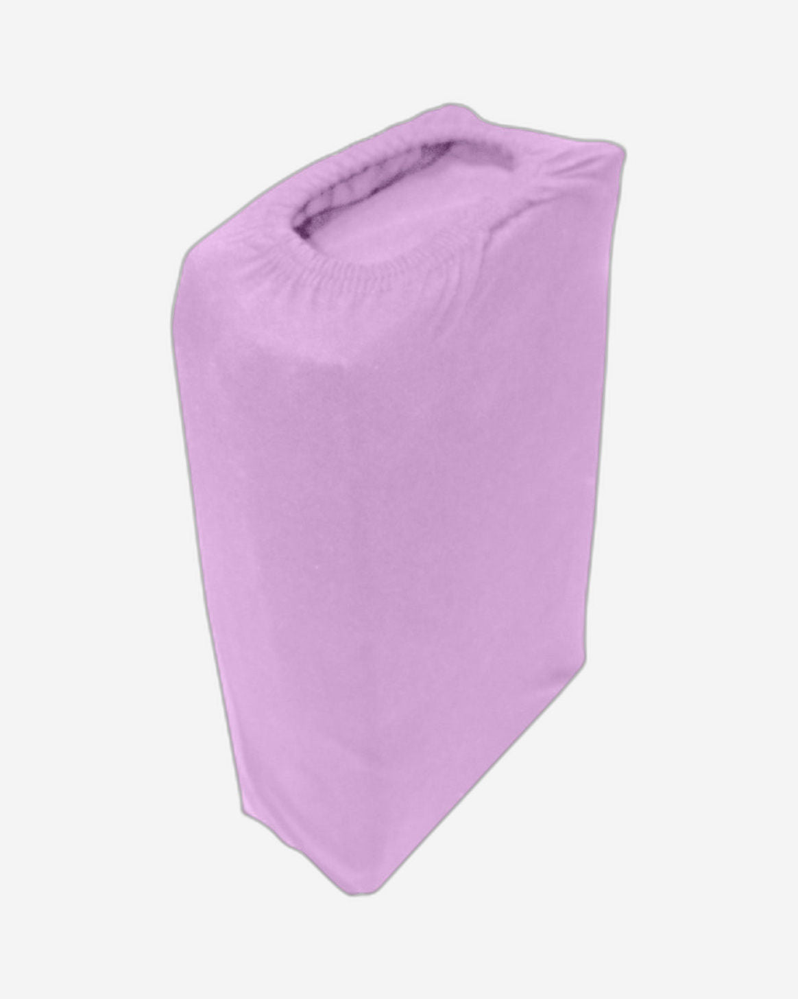 Cotton Home Fitted Sheet 1Pc Jersey Purple